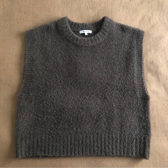 Madewell Sweaters - Madewell Sweater Vest Brown Medium